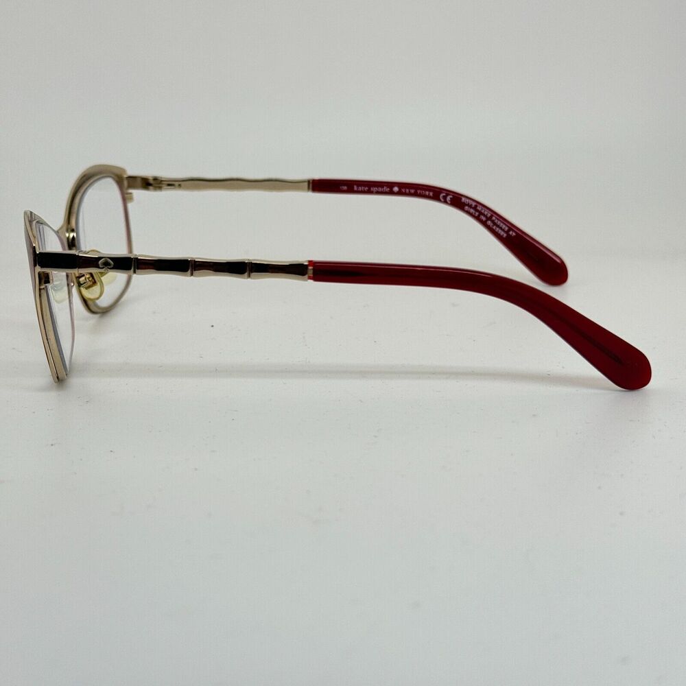 Kate Spade Eyeglasses MELONIE 0CZ1 Red, Size 52-17-135 H14582 - Picture 3 of 10
